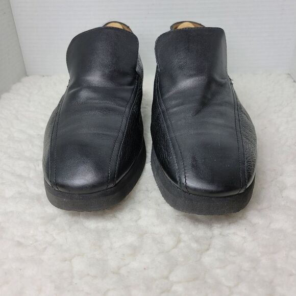 Thierry Rabotin Mens Slip On Loafer Shoes Size 13 Black Leather Comfort Shoes main image 8